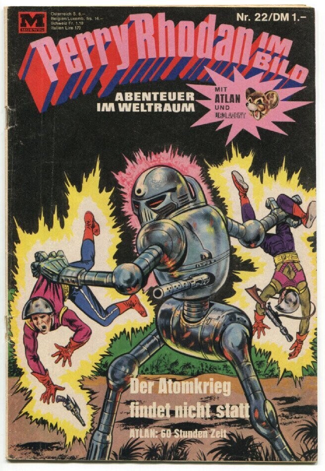 Perry Rhodan im Bild 22 »Der Atomkrieg findet nicht statt« (Moewig 1968) Z. 1-2