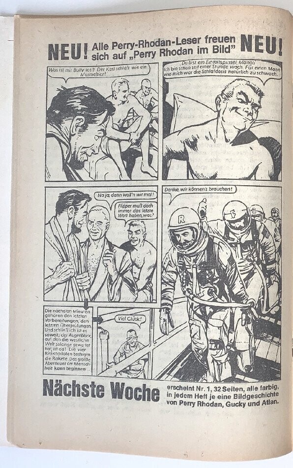 Leseprobe »Perry Rhodan im Bild 1« (Vorabdruck, Moewig 1967) Z.1