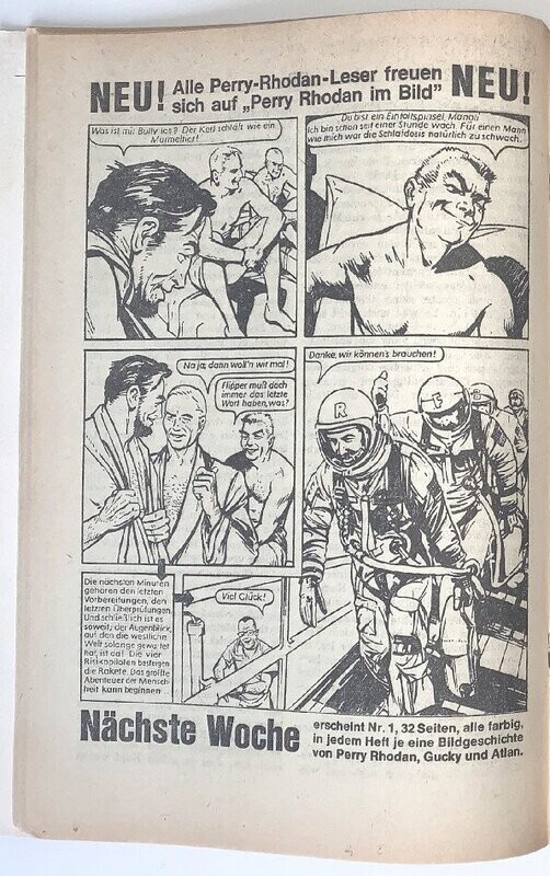 Leseprobe »Perry Rhodan im Bild 1« (Vorabdruck, Moewig 1967) Z.1