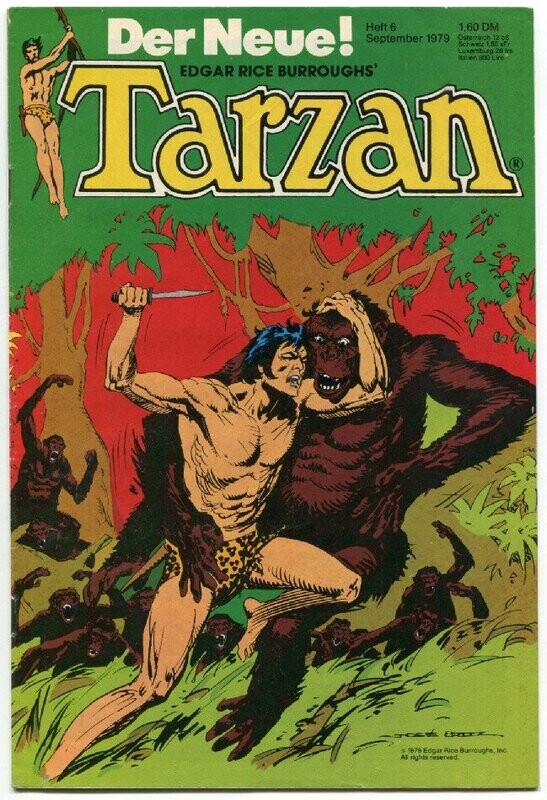 Tarzan 6/79 »Ein zweiter Tarzan« (mit Sammelecke, Ehapa 1979) Z. 2