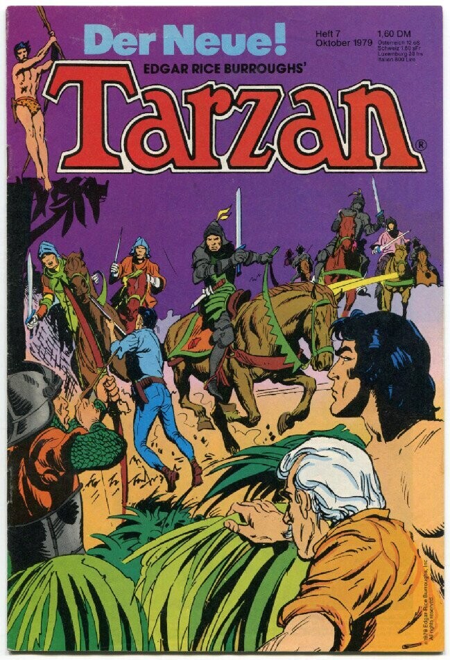 Tarzan 7/79 »Das Zeittor« (mit Sammelecke, Ehapa 1979) Z. 1