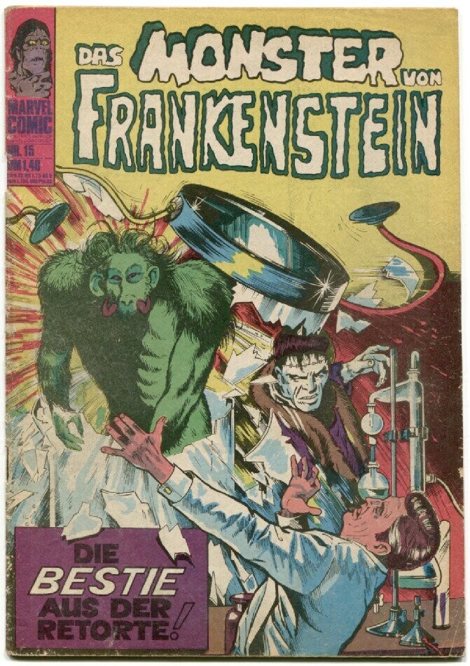 Das Monster von Frankenstein 15 »Die Bestie aus der Retorte!« (Williams 1975) Z. 2