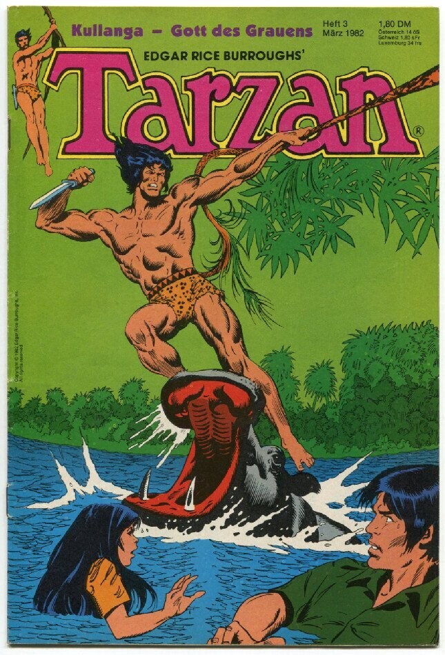 Tarzan 3/82 »Das lebende Grabmal« (Ehapa 1982) Zust. 1