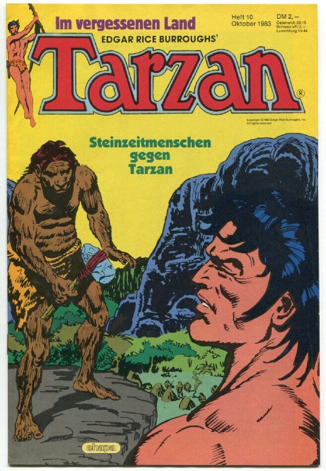 Tarzan 10/83 »Im vergessenen Land« (Ehapa 1983) Z. 1