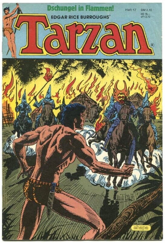 Tarzan 17 »Dschungel in Flammen!« (Ehapa 1984) Zust. 1-2