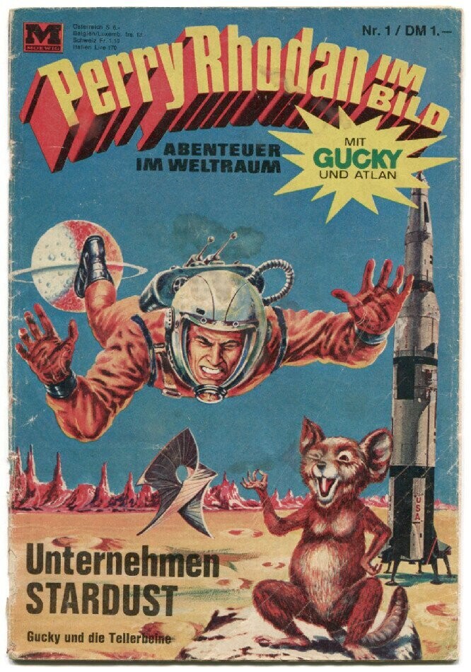 Perry Rhodan im Bild 1 »Unternehmen STARDUST« (Moewig 1967) Z. 3
