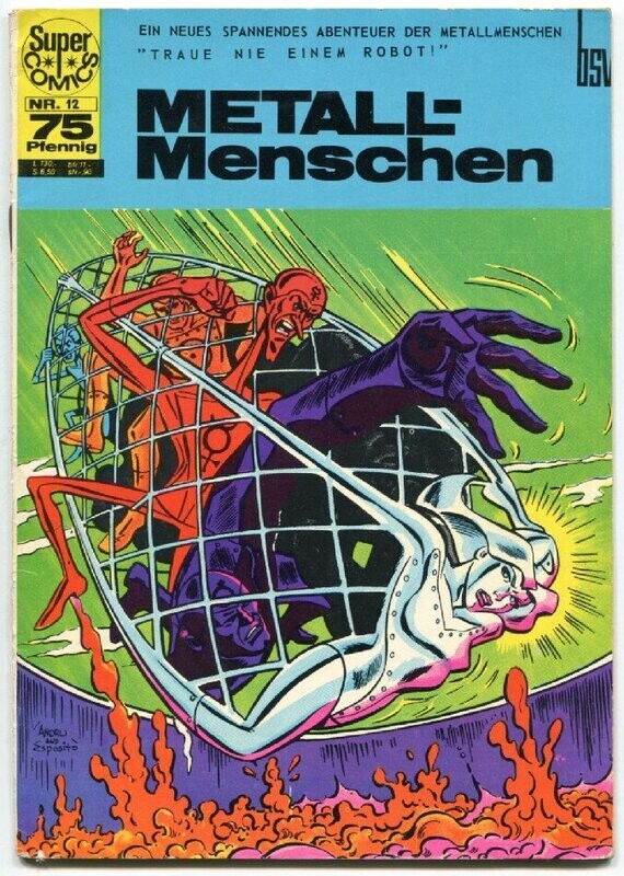 Super Comics 12 »Metall-Menschen: Traue nie einem Robot!« (bsv 1968) Z.2