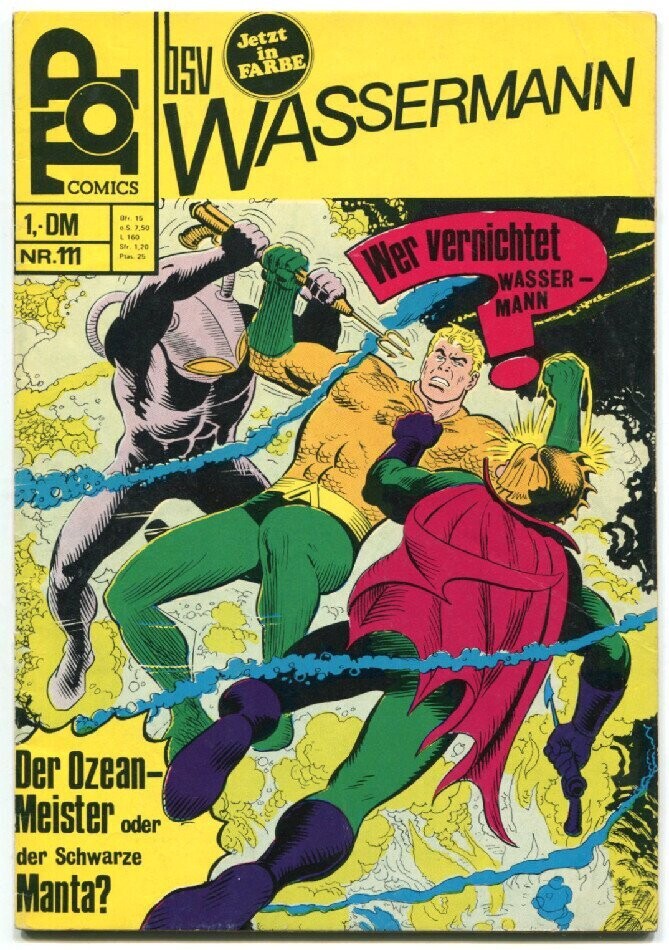 Top Comics 111 »Wassermann: Der doppelte Tod« (bsv 1970) Z. 1-2