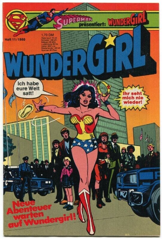 Wundergirl 11/80 »Rückkehr auf die Insel!« (mit Sammelecke, Ehapa 1980) Z. 1+