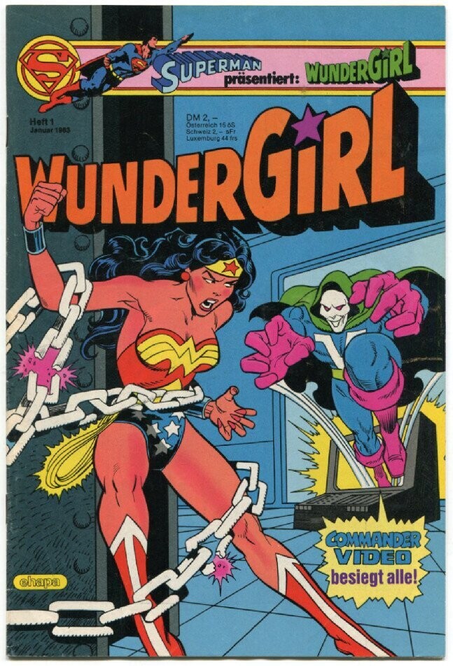 Wundergirl 1/83 »Gehirn-Spiele« (mit Sammelecke, Ehapa 1983) Z. 1