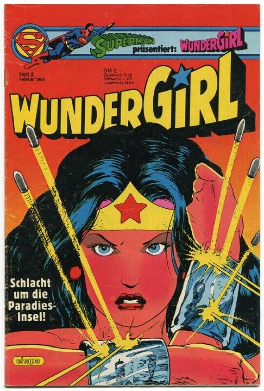Wundergirl 2/83 »Aus Wind wird Sturm!« (mit Sammelecke, Ehapa 1983) Z. 1-