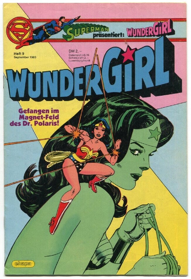 Wundergirl 9/83 »Das Geheimnis des tödlichen Magnetfeldes!« (mit Sammelecke, Ehapa 1983) Z. 1