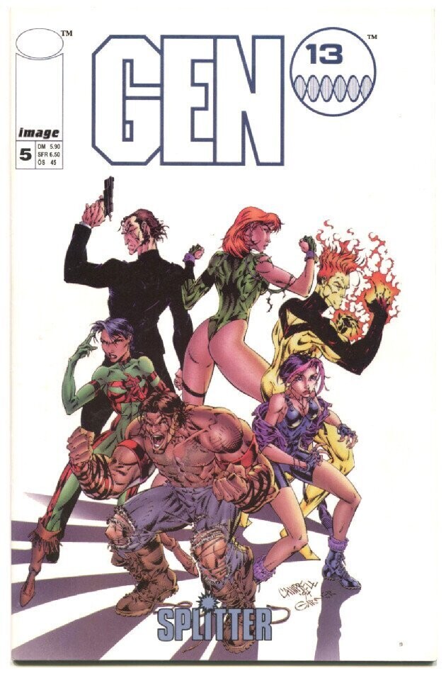 Gen 13 Miniserie 5 (Kioskausgabe, Splitter 1997) Z. 0-1