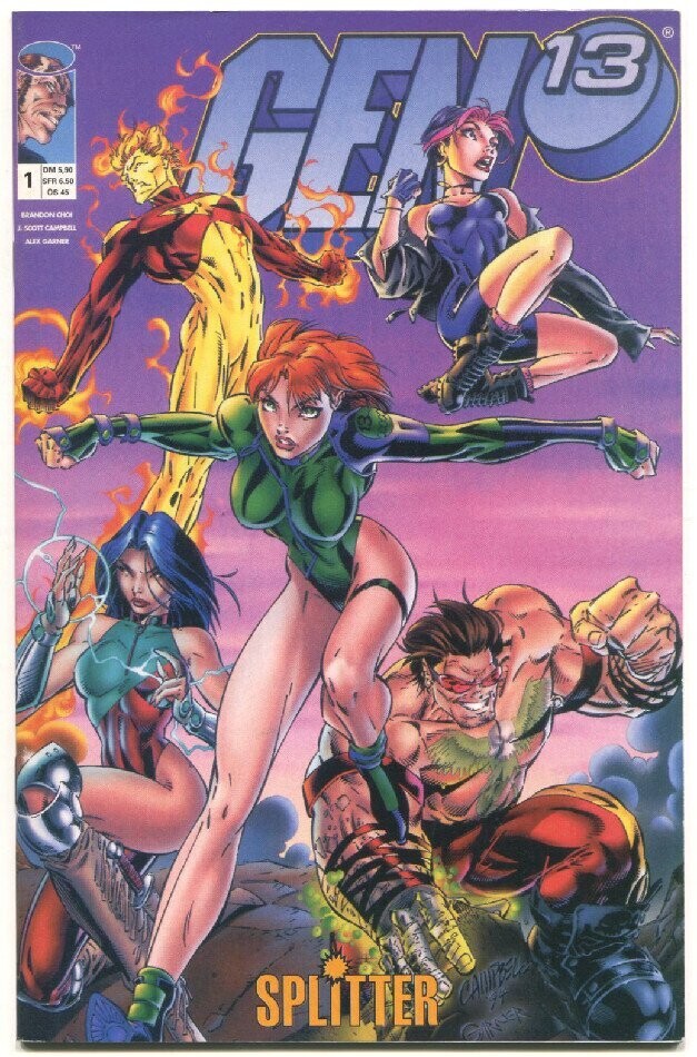 Gen 13 Nr. 1 »Freunde und Feinde« (Buchhandel, Splitter 1997) Z. 0-1