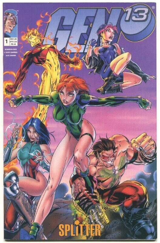 Gen 13 Nr. 1 »Freunde und Feinde« (Buchhandel, Splitter 1997) Z. 0-1