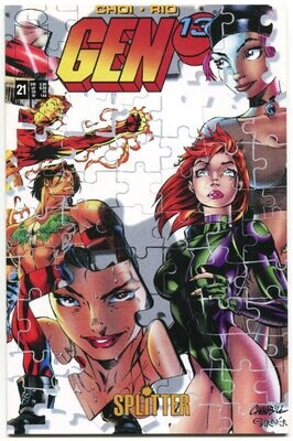 Gen 13 Nr. 21 »Lost in Space« (Buchhandel, Splitter 1999) Z. 0-1