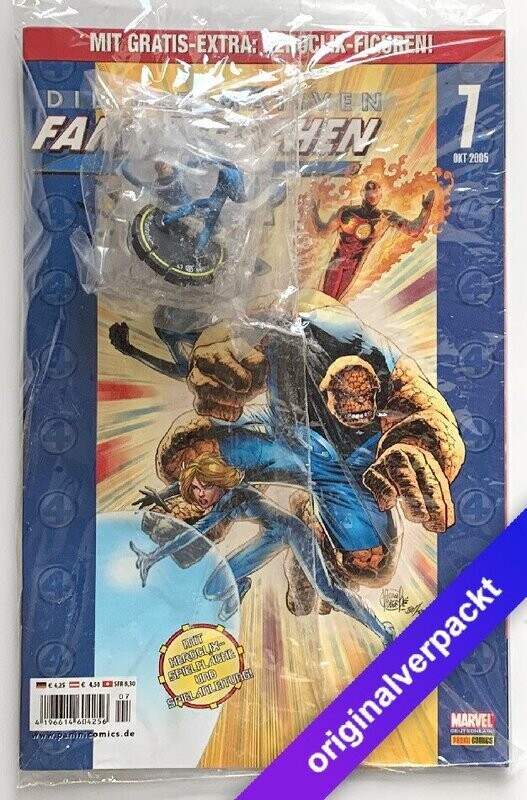 Ultimative Fantastische Vier 7 »N-Zone (1)« (mit Heroclix-Figur, Panini 2005) Z. 0