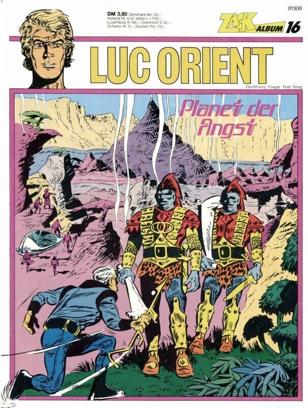 Luc Orient 4 »Planet der Angst« (Zack Album 16, Koralle 1977) Z. 1-