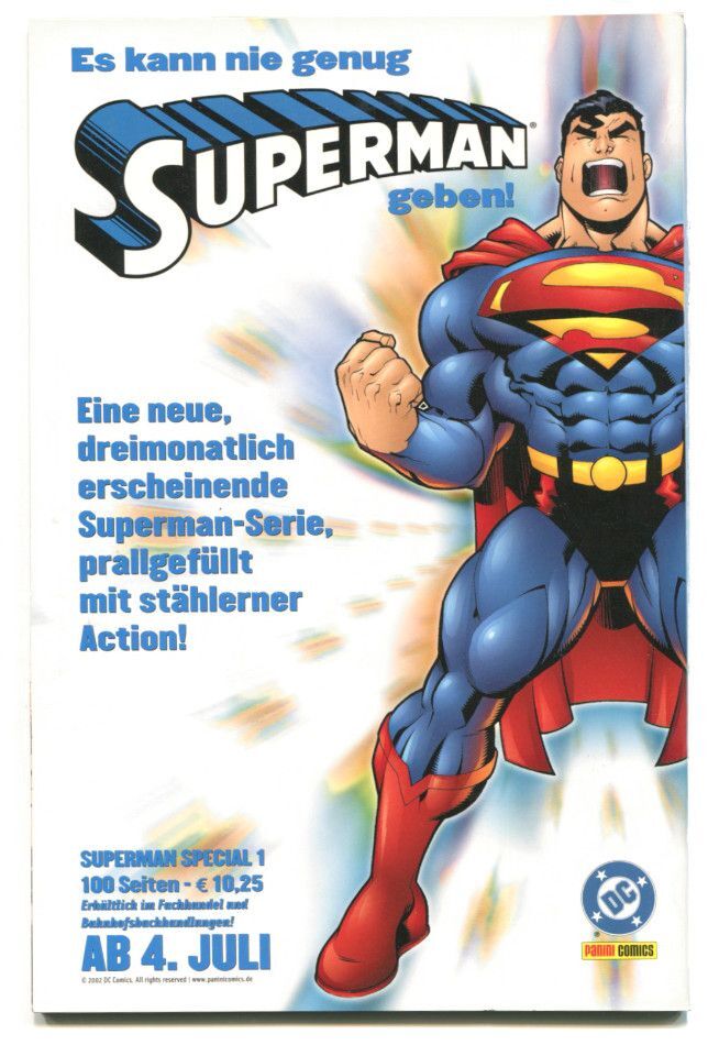Superman • Gen 13 »Runter von meinem Cape« (Panini 2002) Zust. 1+