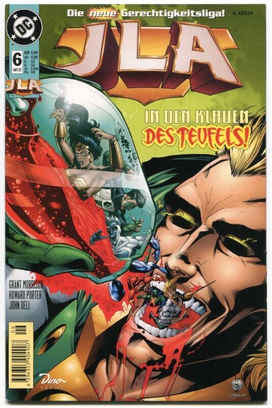 JLA Nr. 6 »Der Himmel brennt« (Dino 1997) Z. 0-1