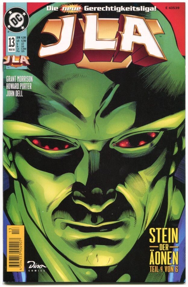 JLA Nr. 13 »Verbrannte Erde« (Dino 1998) Z. 0-1