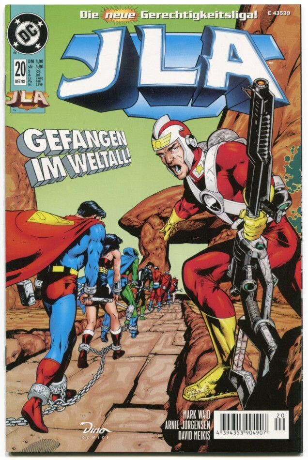 JLA Nr. 20 »Verschollen im Weltraum« (Dino 1998) Z.0-1