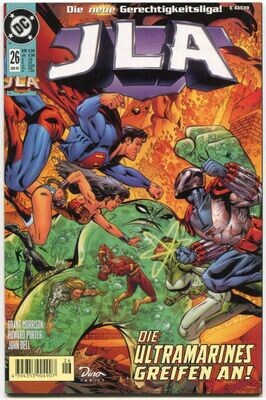JLA Nr. 26 »Verbrannte Erde« (Dino 1999) Z. 0-1