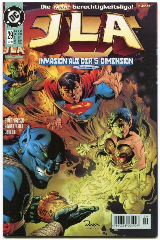 JLA Nr. 29 »Invasion aus der 5. Dimension (1)« (Dino 1999) Z. 0-1