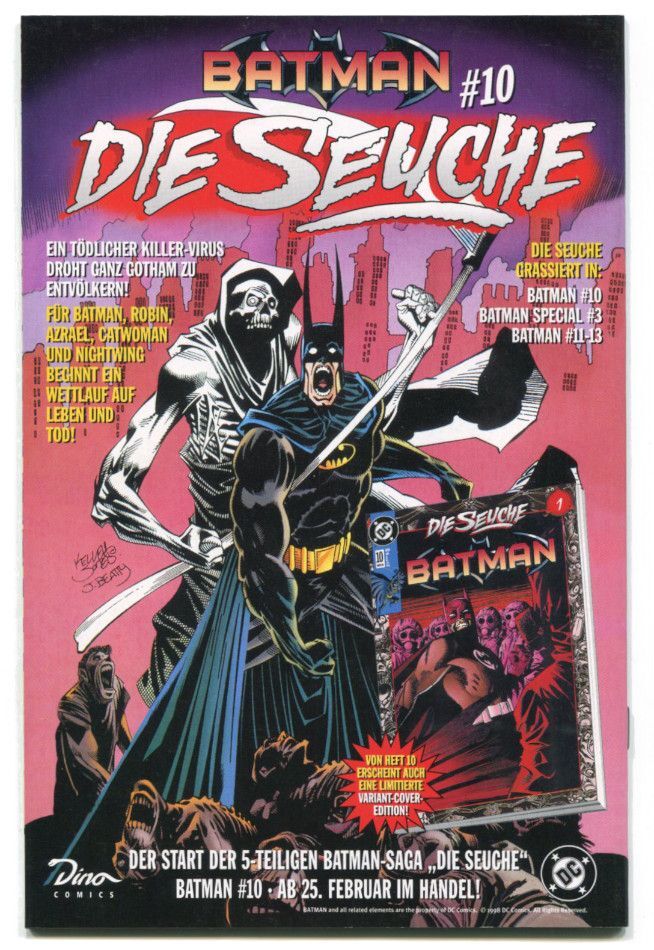 JLA • Wildcats »Epoch, Herr der Zeit« (Dino 1998) Zust. 0-1