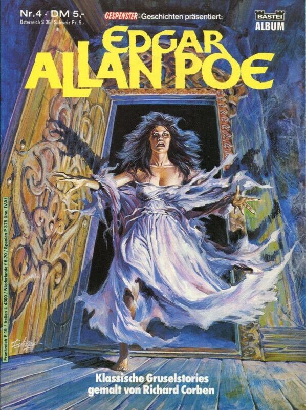 Richard Corben: »Edgar Allan Poe. Klassische Gruselstories« (Bastei 1986) Z. 0-1