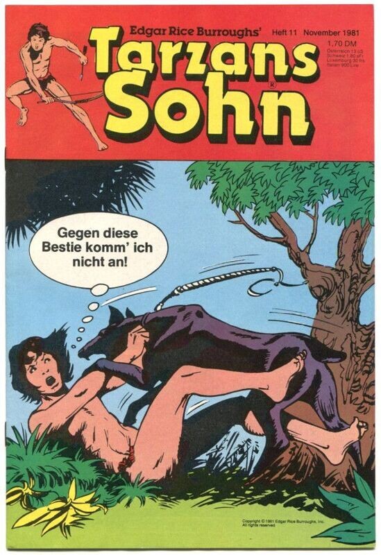 Tarzans Sohn 11/81 »Tiere in Not« (Ehapa 1981) Z. 0-1