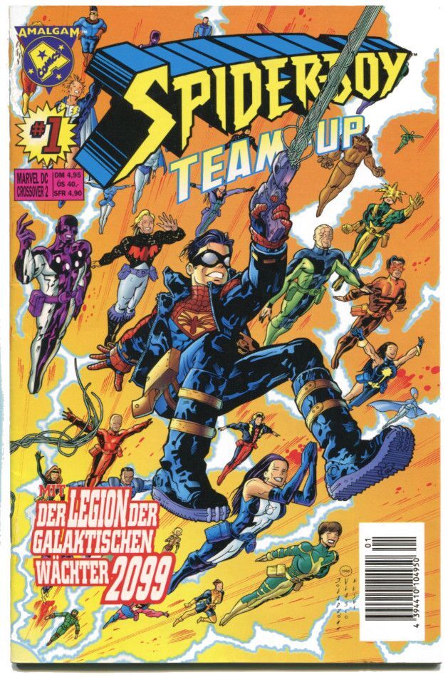 Spiderboy Team-up »Zu viele Helden... zu wenig Zeit!« (inkl. Poster, Panini 1997) Z. 0-1