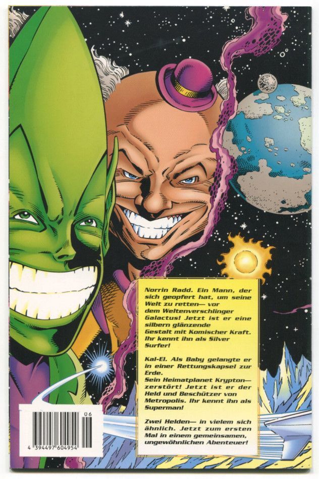 Silver Surfer • Superman »Verkehrte Welt« (Panini 1998) Zust. 1+