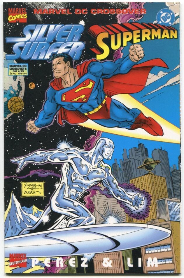 Silver Surfer • Superman »Verkehrte Welt« (Panini 1998) Zust. 1+