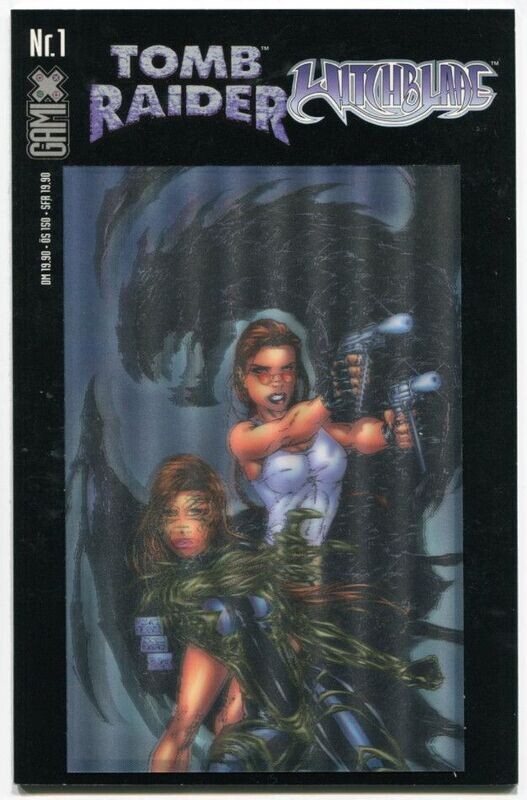 Tomb Raider • Witchblade »Vendetta« (Variantcover B, Modern Graphics 1999) Z. 1+