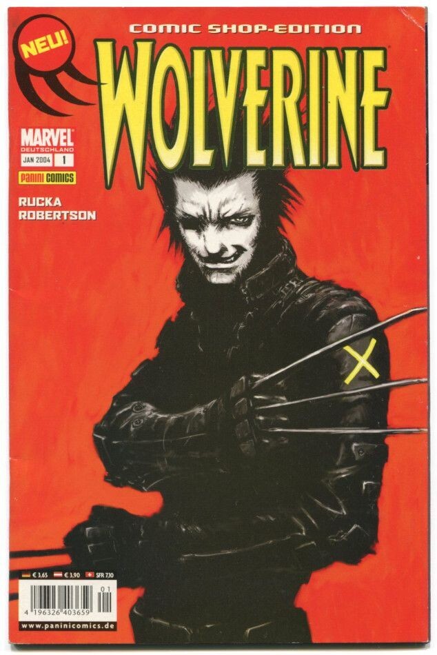 Wolverine 1 »Bruderschaft« (Variantcover, Panini 2004) Z. 1