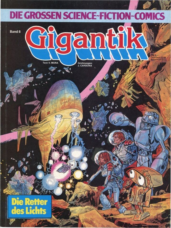 Gigantik 6 »Die Retter des Lichts« (Die großen SF-Comics 8, Ehapa 1983) Z. 1