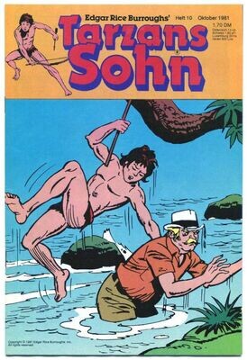 Tarzans Sohn 10/81 »Ein gefährliches Hobby« (Ehapa 1981) Z. 1