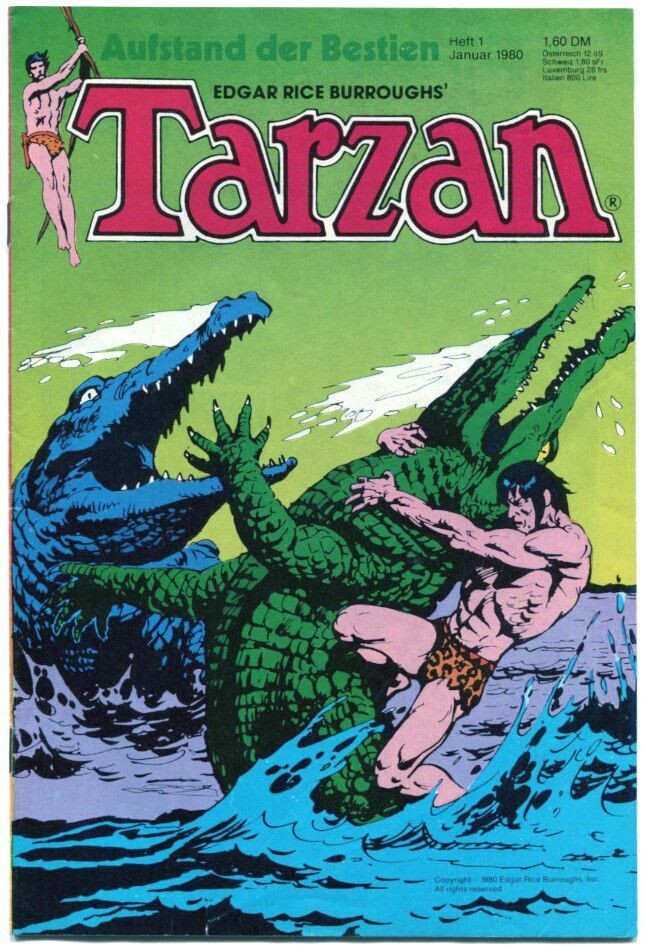 Tarzan 1/80 »Der Macher« (mit Sammelecke, Ehapa 1980) Z. 1