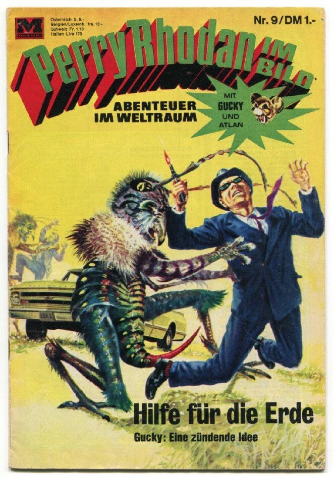 Perry Rhodan im Bild 9 »Hilfe für die Erde« (Moewig 1968) Z. 2-3