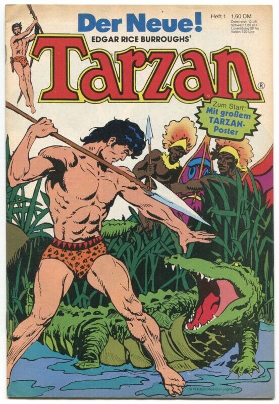 Tarzan 1/79 »Tarzan und König Alfamin« (ohne Poster, Ehapa 1979) Z. 1-2