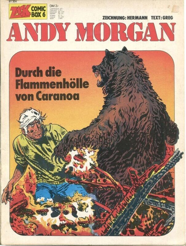 Andy Morgan 7 »Durch die Flammenhölle von Caranoa« (Zack Comic Box 6, Koralle 1973) Z. 2-3