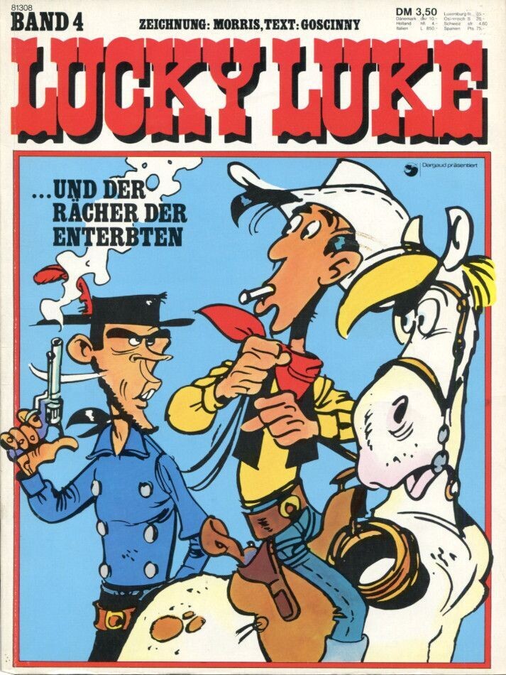 Lucky Luke »... und der Rächer der Enterbten« (Zack Album 4, Koralle 1974) Z. 1-2