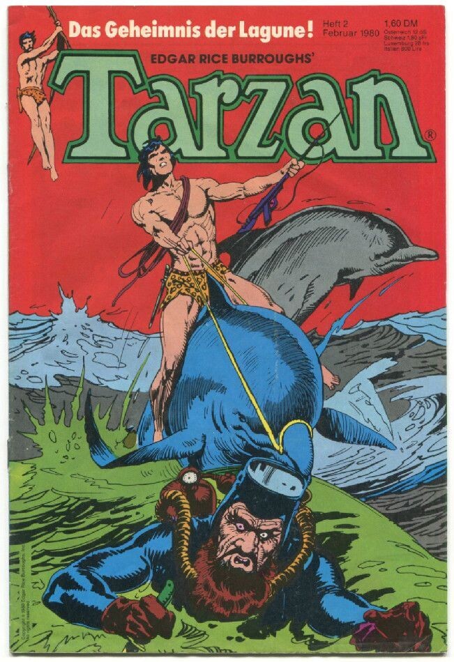 Tarzan 2/80 »Das Geheimnis der Lagune« (mit Sammelecke, Ehapa 1980) Z. 1