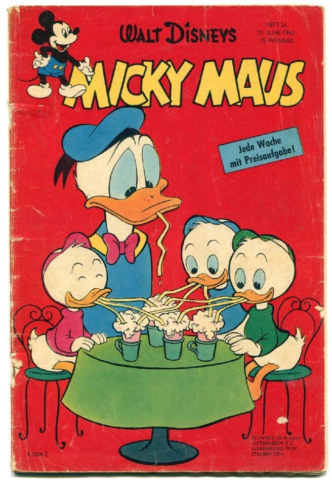 Micky Maus 24/60 (mit Sammelecke, Ehapa 1960) Z. 2-3