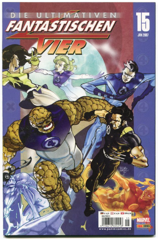 Ultimative Fantastische Vier 15 »X-Men« (Panini 2007) Z. 0-1