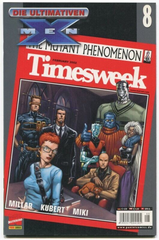 Ultimative X-Men 8 »Trumpfkarte« (Panini 2002) Z. 0-1