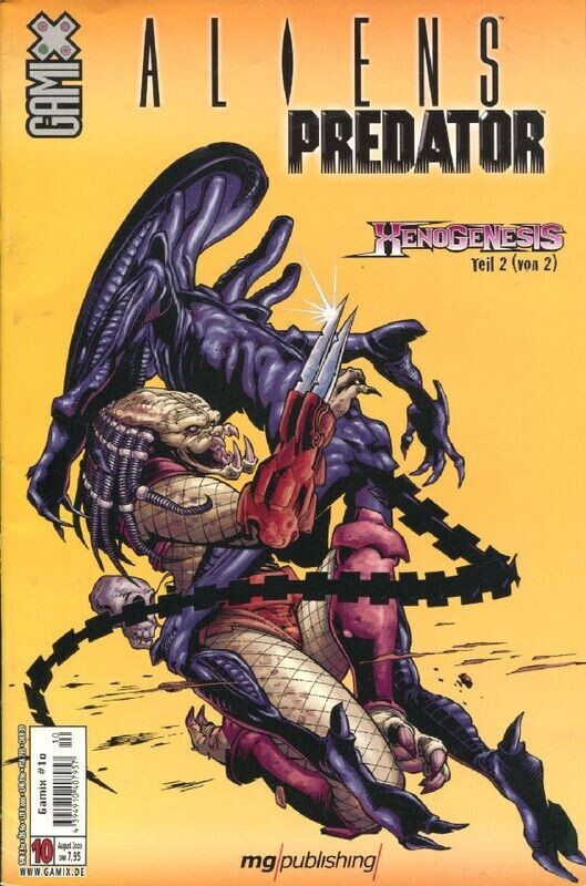 Aliens • Predator »Xenogenesis (2/2)« (GbÜ, mg publishing 2000) Z. 1+