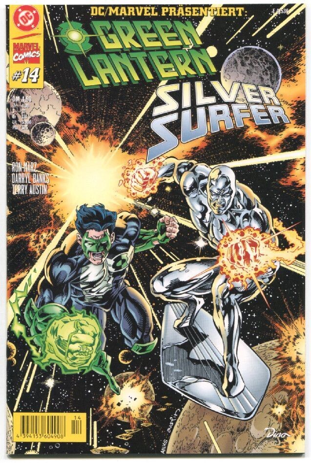 Green Lantern • Silver Surfer »Unheilvolle Allianzen« (Dino 1997) Zust. 0-1
