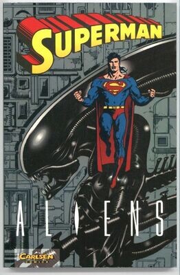 Superman »Aliens« (Carlsen, 1. Auflage 1997) Z. 1+